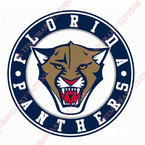 Florida Panthers Customize Temporary Tattoos Stickers NO.169